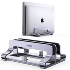 UGREEN Dual-Slot Vertical Laptop Stand – Silver (LP258)