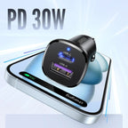 UGREEN 30W 2-Port Fast Car Charger - Space Gray