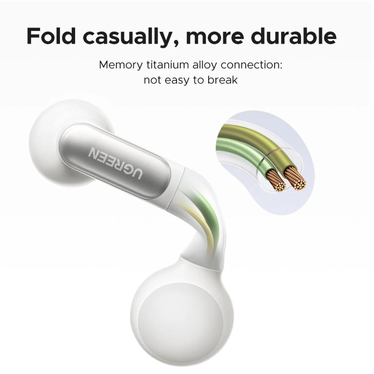 UGREEN HiTune S5 True Wireless Earbuds - White
