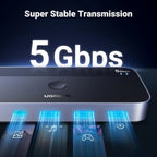 UGREEN USB 3.0 Sharing Switch 2 In 4 Out - Black