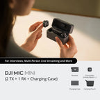 DJI Mic Mini 2 (2 TX + 1 RX + Charging Case)