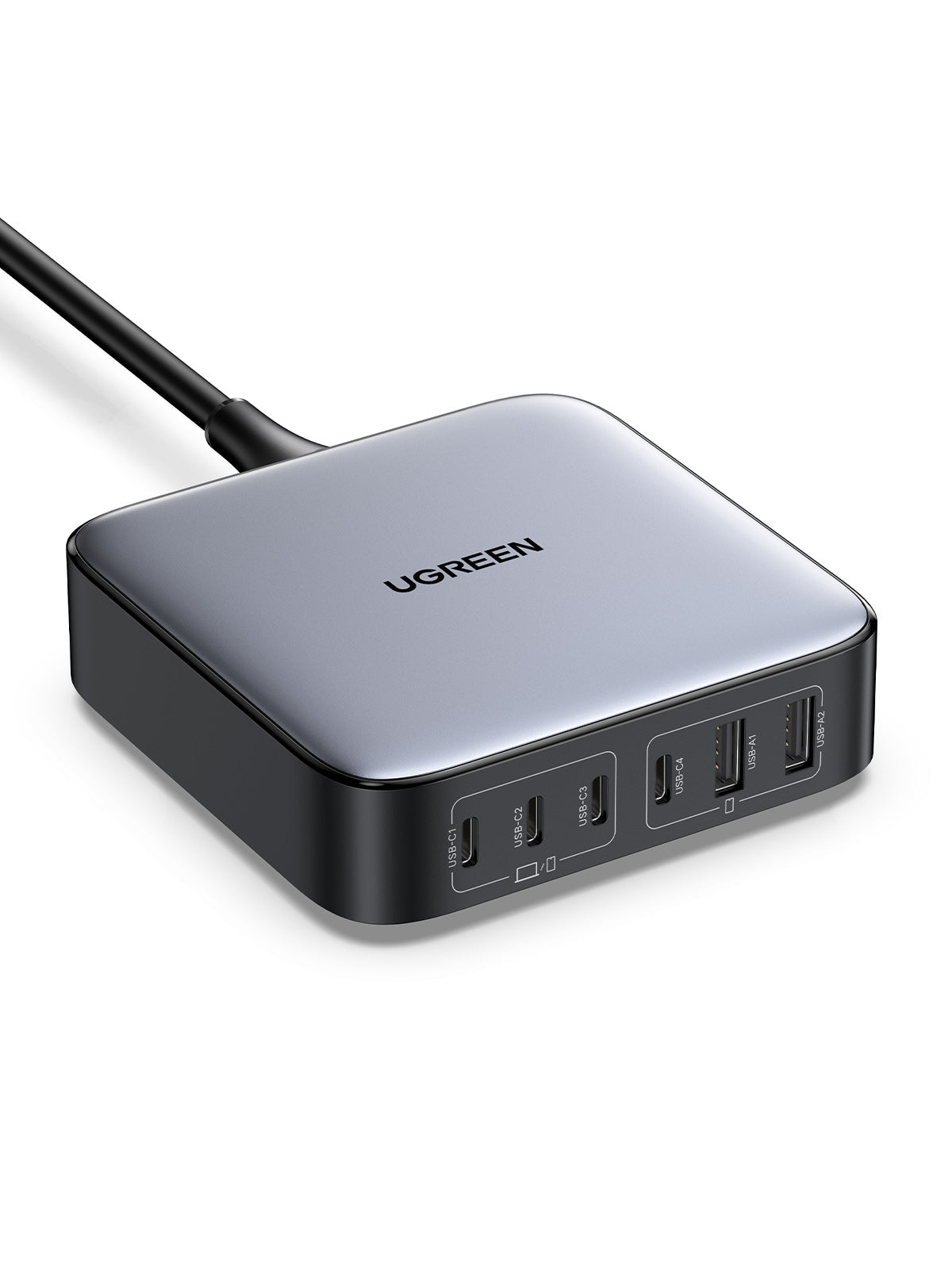 UGREEN GaN 200W Desktop Charger 6-Port - Gray