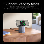UGREEN 65W 2-in-1 GaN Desktop Fast Charger UK Plug - Space Gray