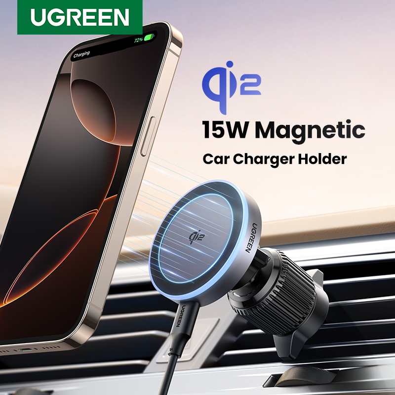UGREEN Magnetic Car Wireless Charger 15W