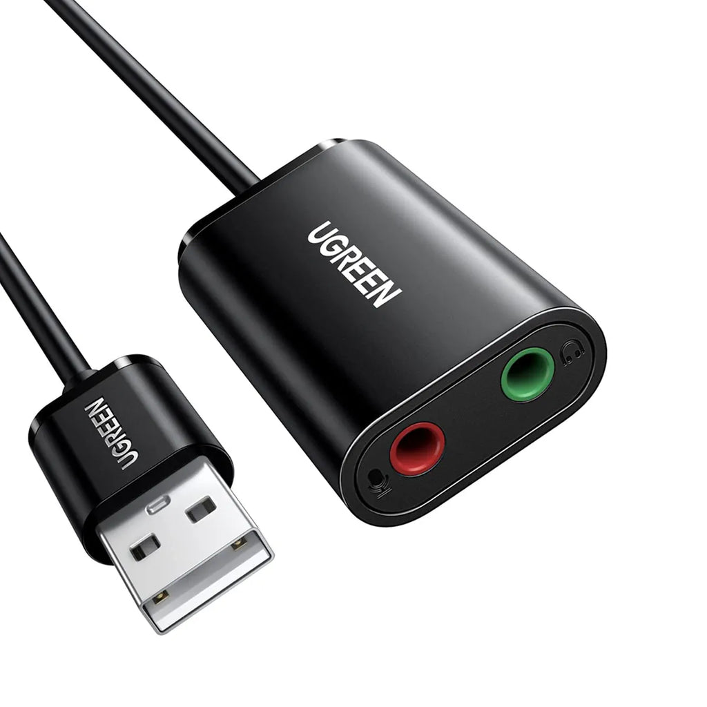 UGREEN USB 2.0 External Sound Adapter - Black