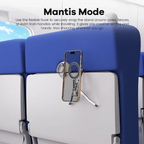 حامل الهاتف ZLOS PS03 MagFlex متعدد الحامل، ثلاثي القوائم قابل للطي بتقنية MagSafe للسيارة والمكتب والسفر مع حامل مغناطيسي عالمي