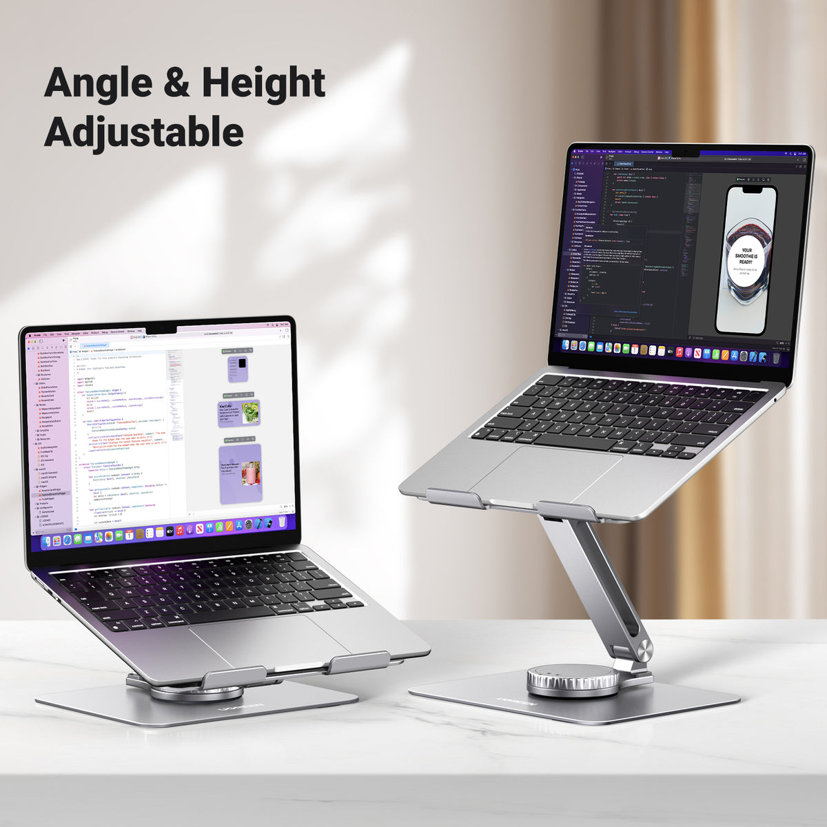 UGREEN Swivel Laptop Stand – Silver (LP592)