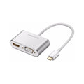 UGREEN USB Type C to HDMI + VGA Converter - White