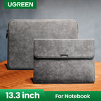 UGREEN 13-Inch Laptop Sleeve Case & Storage Bag (LP187) – Gray
