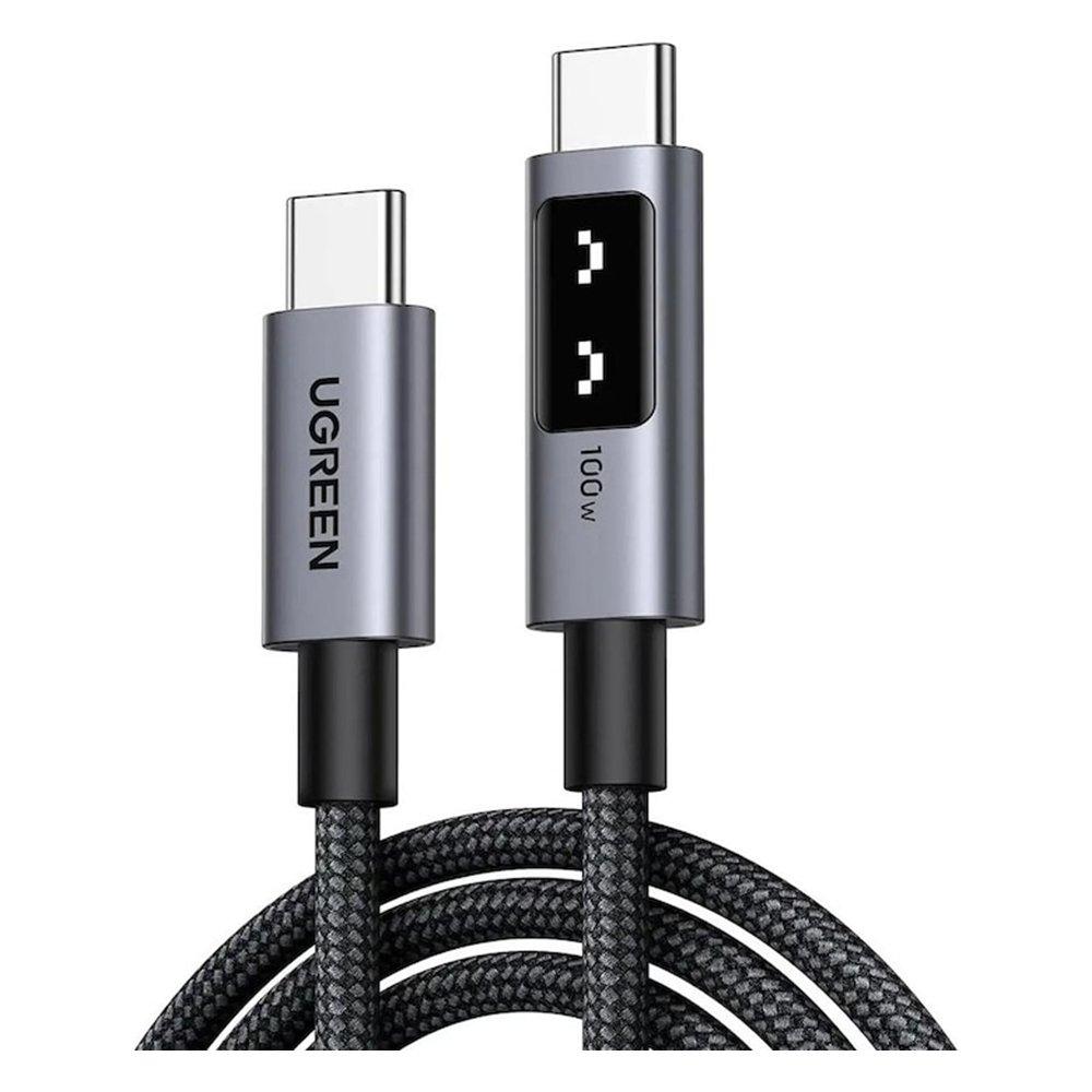 UGREEN Uno USB-C to USB-C PD Fast Charging Cable 2m 100w - black