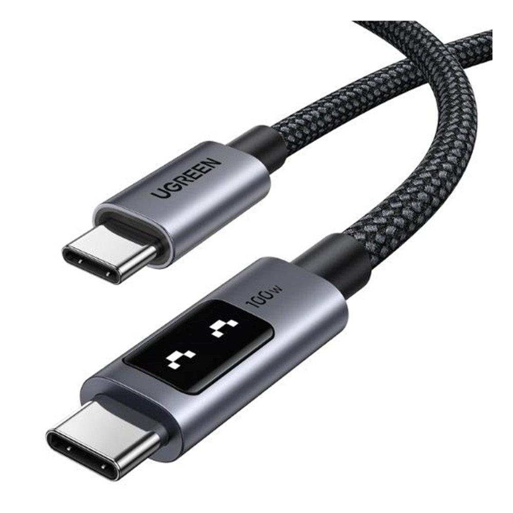 UGREEN Uno USB-C to USB-C PD Fast Charging Cable 2m 100w - black