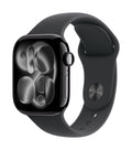 Apple Watch Series 11 GPS 42mm Jet Black Aluminium Case with Black Sport Band - S/M