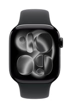 Apple Watch Series 11 GPS 46mm Jet Black Aluminium Case with Black Sport Band - M/L