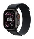 Apple Watch Ultra 3 GPS + Cellular 49mm Black Titanium Case with Black Alpine Loop - Medium