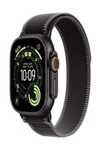 Apple Watch Ultra 3 GPS + Cellular 49mm Black Titanium Case with Black/Charcoal Trail Loop - S/M