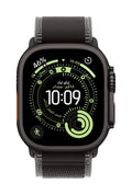 Apple Watch Ultra 3 GPS + Cellular 49mm Black Titanium Case with Black/Charcoal Trail Loop - S/M