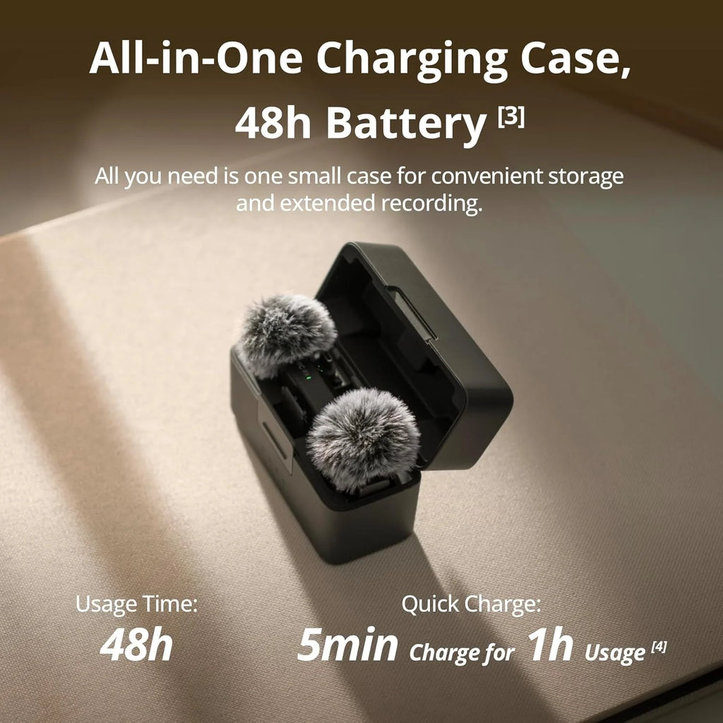 DJI Mic Mini 2 (2 TX + 1 RX + Charging Case)