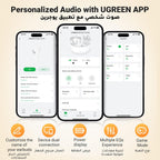 UGREEN HiTune T3 Pro Active Noise Cancellation Earbuds - White