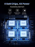 UGREEN GaN 200W Desktop Charger 6-Port - Gray