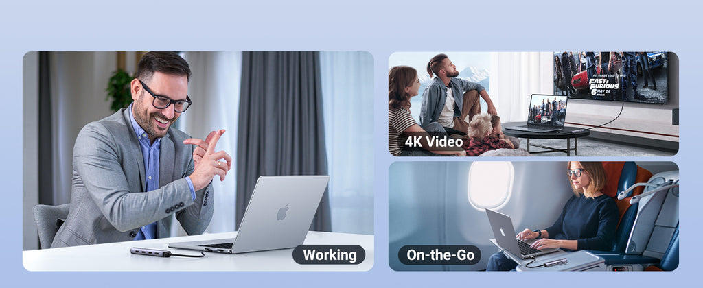UGREEN 5-in-1 USB-C Hub (4x USB 3.0 + HDMI)