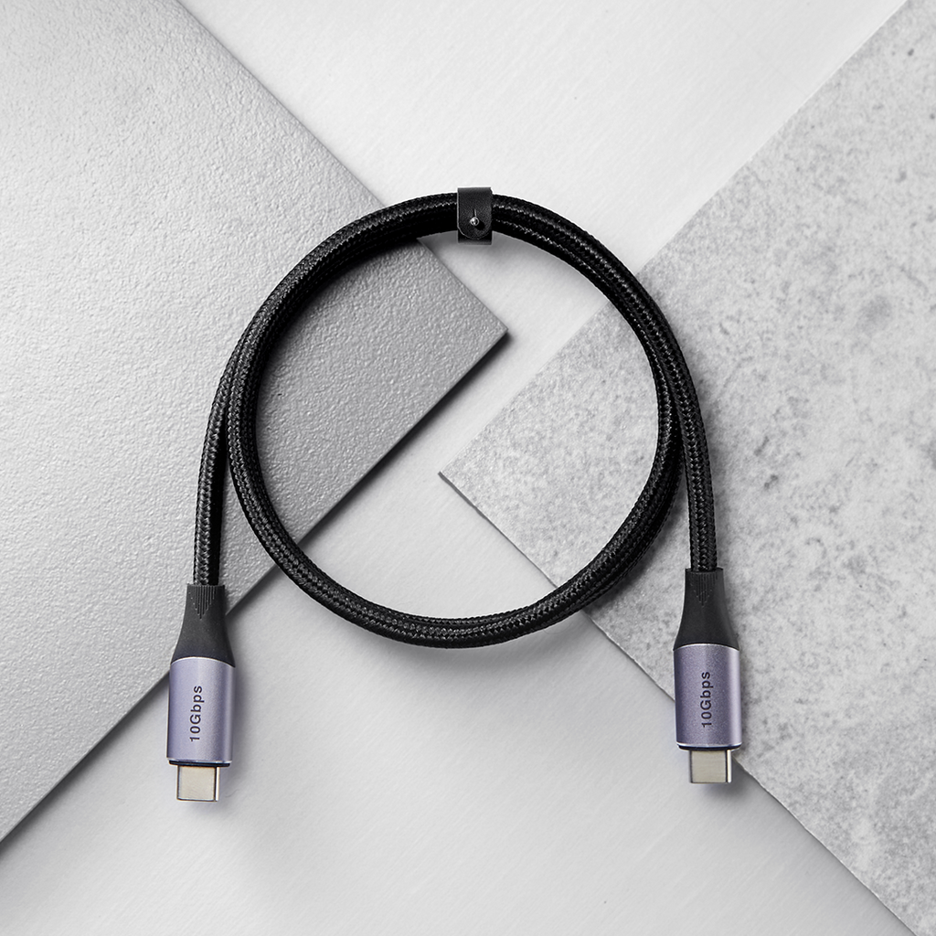 كيبل UGREEN USB-C إلى USB-C 3.2 Gen 2 بطول 1 متر - أسود