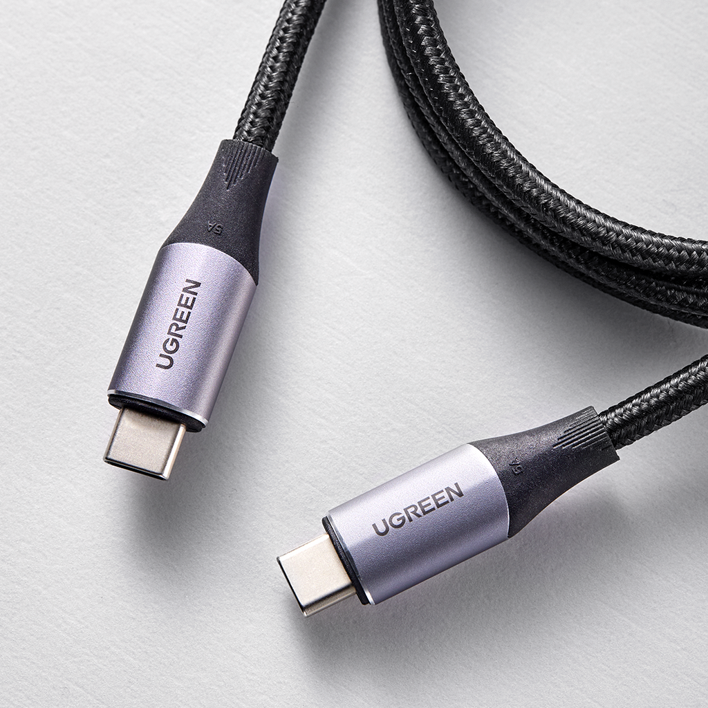 كيبل UGREEN USB-C إلى USB-C 3.2 Gen 2 بطول 1 متر - أسود