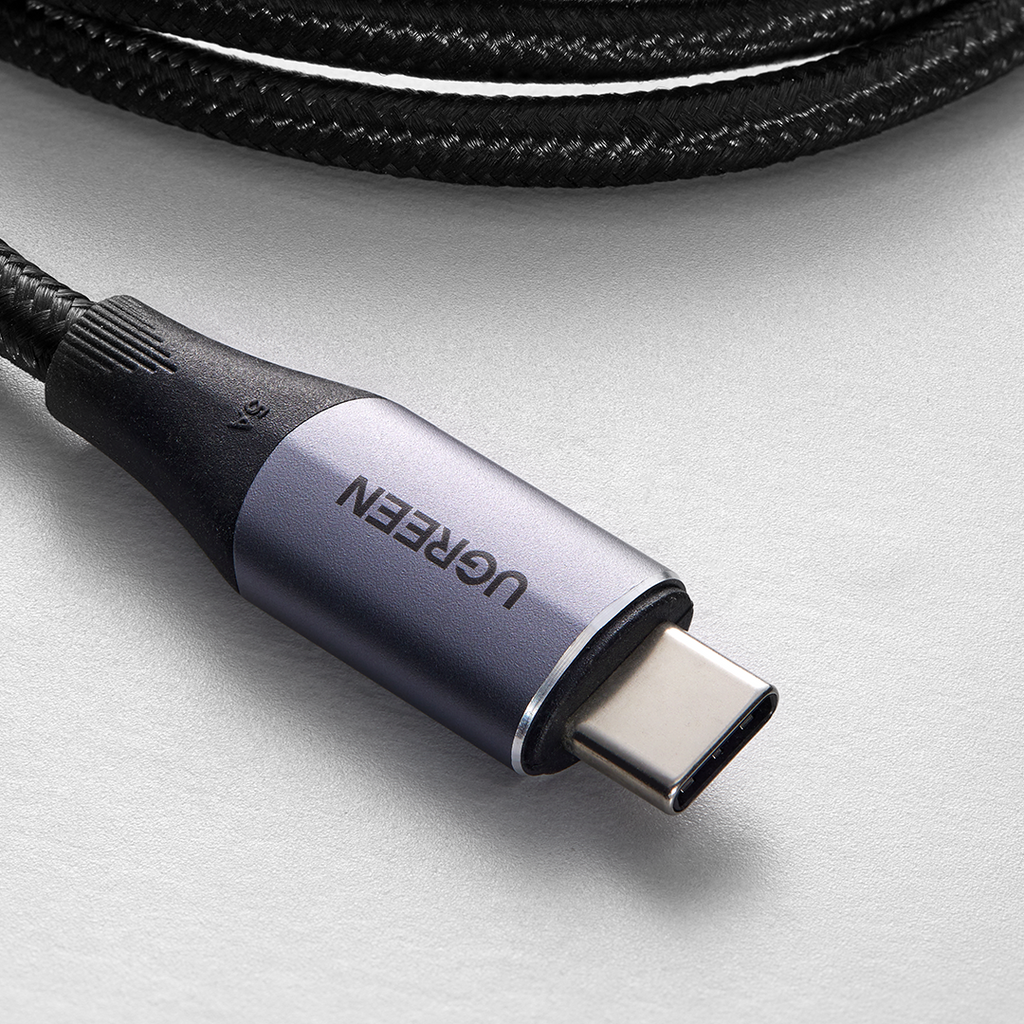 كيبل UGREEN USB-C إلى USB-C 3.2 Gen 2 بطول 1 متر - أسود