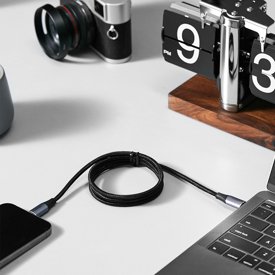 كيبل UGREEN USB-C إلى USB-C 3.2 Gen 2 بطول 1 متر - أسود