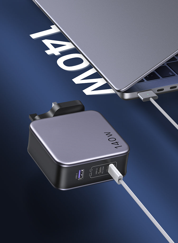 UGREEN GaN Fast Charger 140W with Cable USB-C - Black