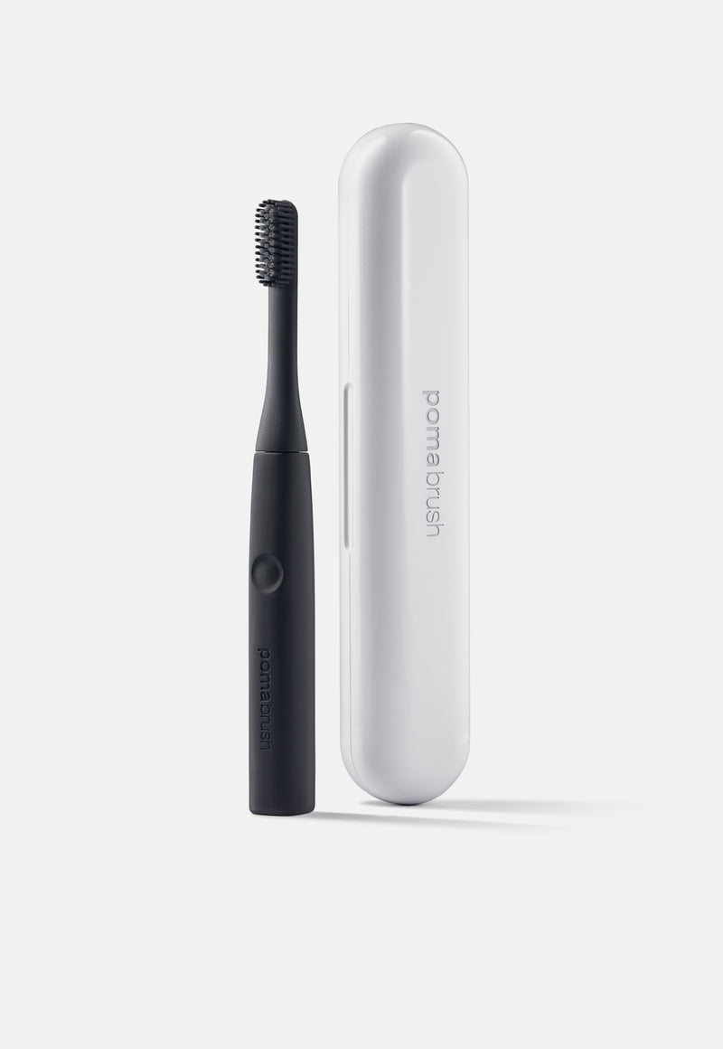 Pomabrush - Sonic Toothbrush Set - Black & White