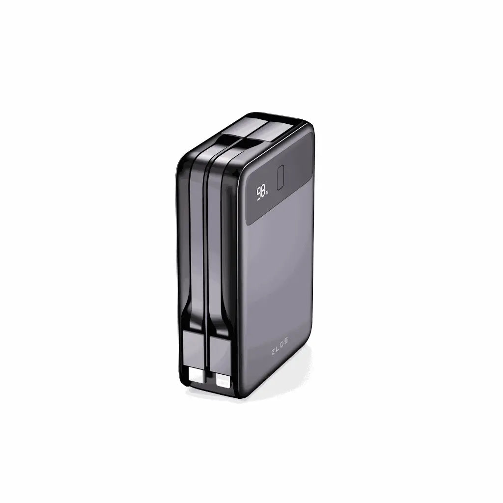 ZLOS 20000mAh DB20 Power Bank 35W with Built-in Cables