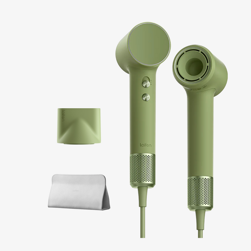 Laifen Mini High-Speed Hair Dryer – Matte Green (UK Edition)