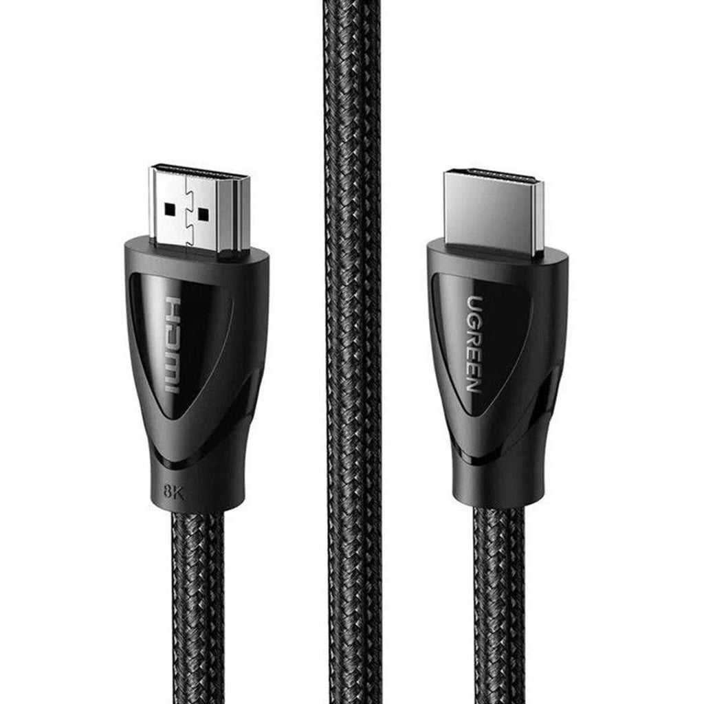 UGREEN HDMI 8K Cable Male to Male Aluminum Alloy Shell Braided 2m - Black