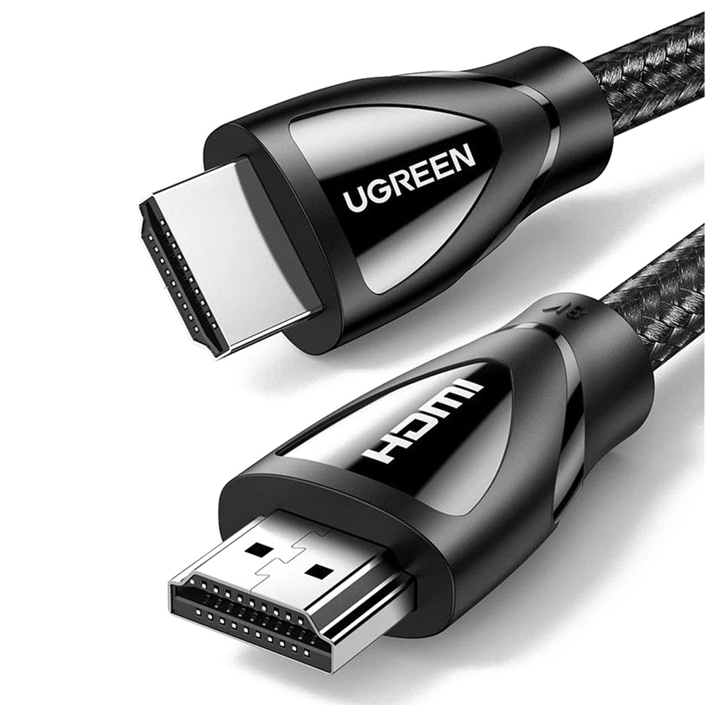 UGREEN HDMI 8K Cable Male to Male Aluminum Alloy Shell Braided 2m - Black