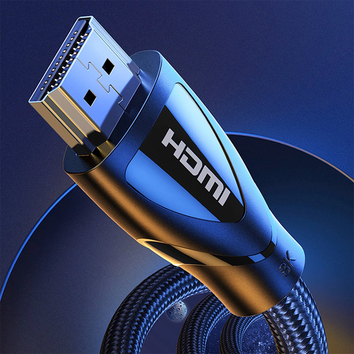 UGREEN HDMI 8K Cable Male to Male Aluminum Alloy Shell Braided 2m - Black