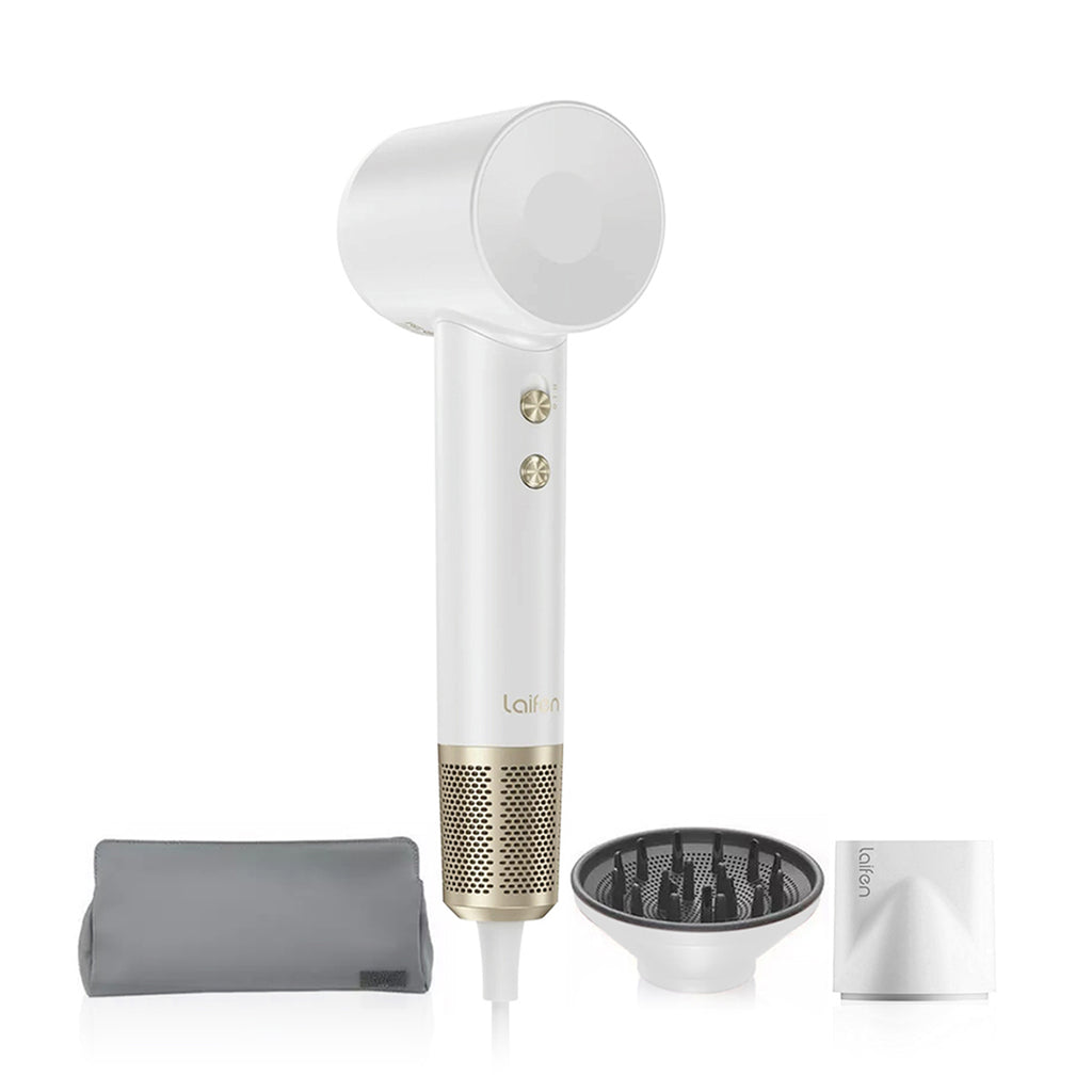 Laifen Swift Premium High-Speed Hair Dryer – Gold / White (UK Edition)