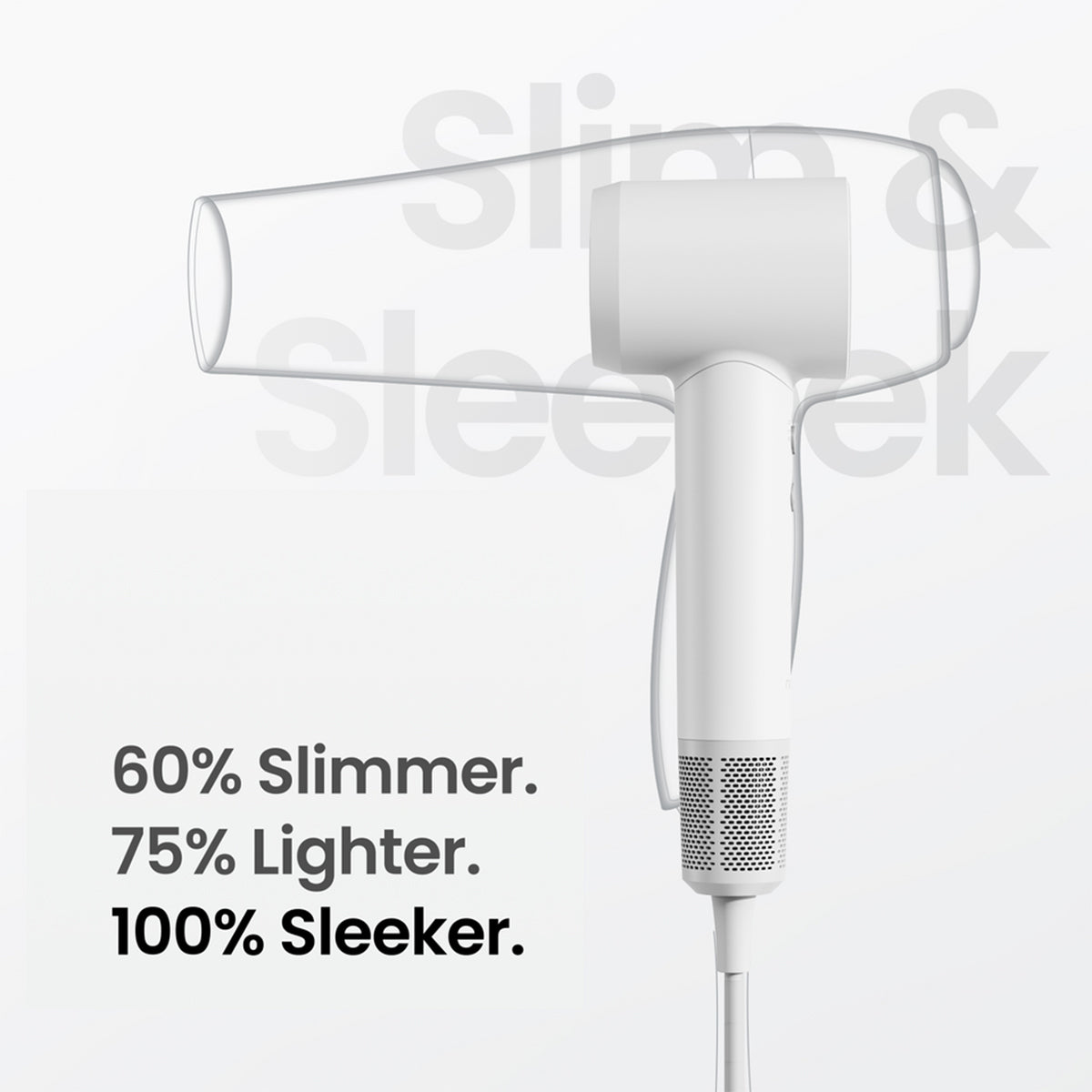Laifen SE High-Speed Hair Dryer – Matte White (UK Edition)