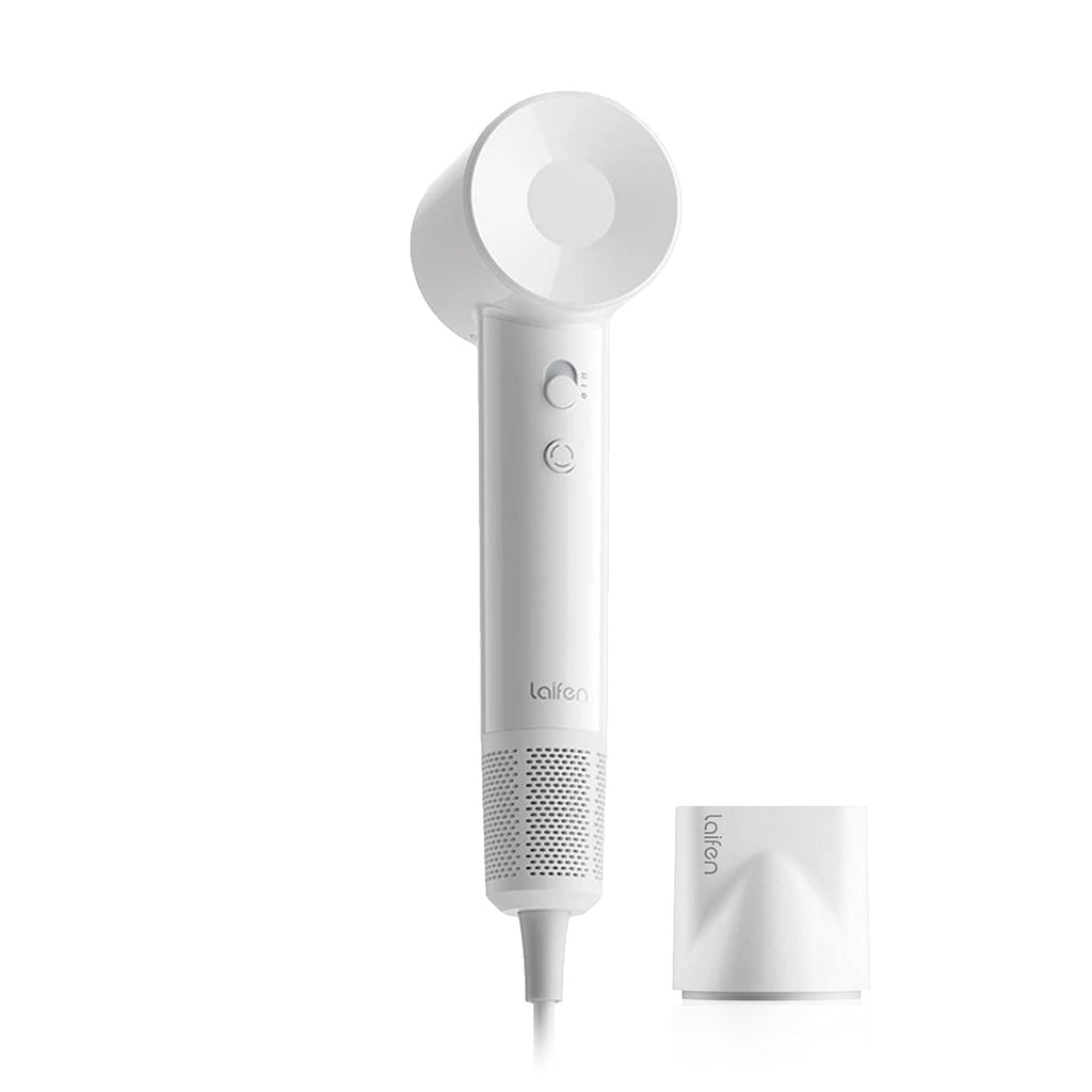 Laifen Mini High-Speed Hair Dryer – Matte White (UK Edition)