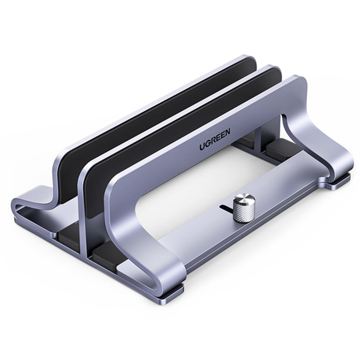 UGREEN Dual-Slot Vertical Laptop Stand – Silver (LP258)