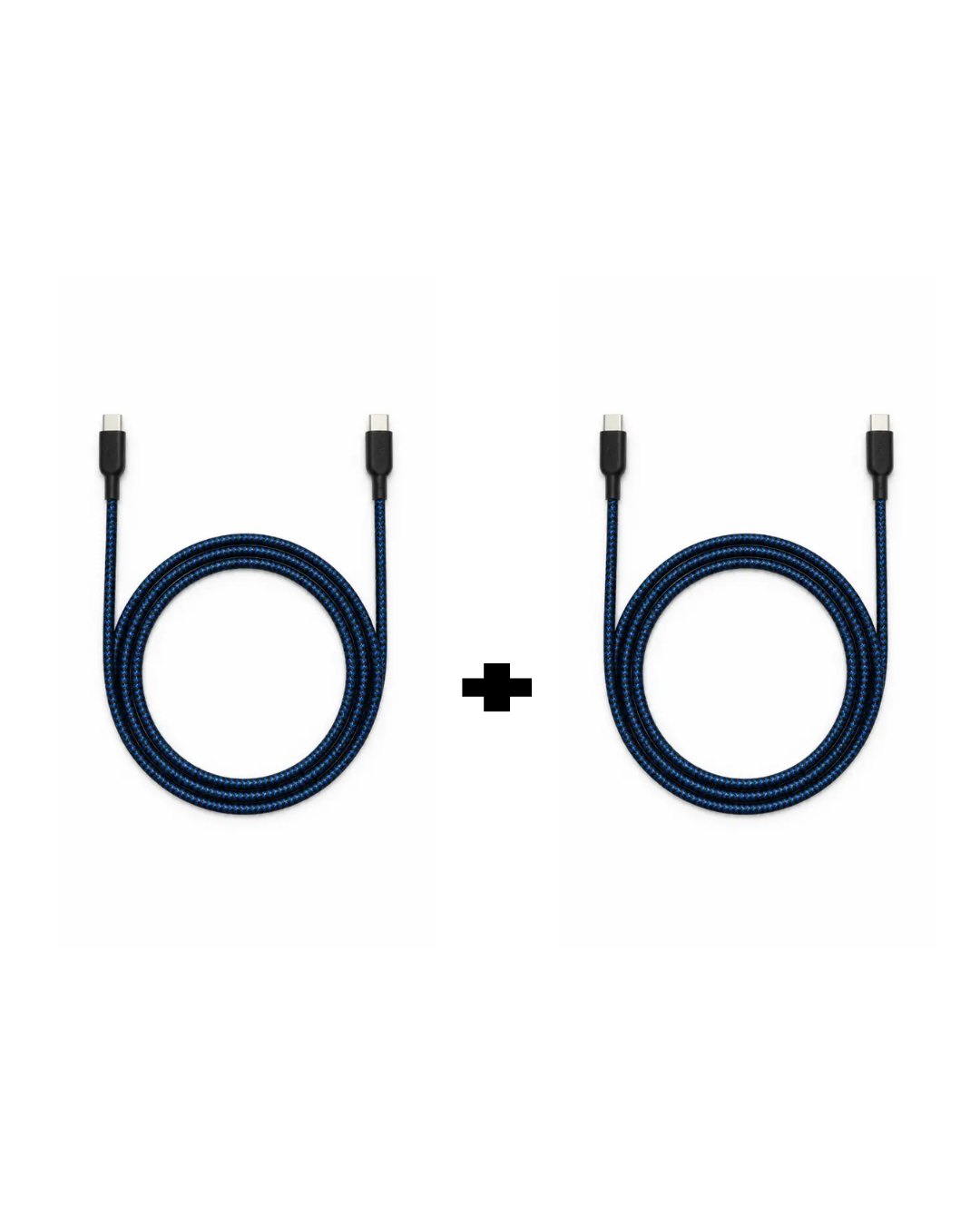 Q8 Cable - USB C to C Cyber Blue 2M - Bundle (2pcs)