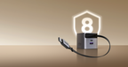 UGREEN 45W GaN Fast Charger with Retractable Cable 2-port - Space Gray