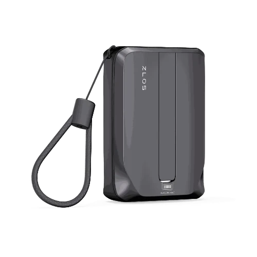 ZLOS 10000mAh MINI Power Bank with Built-in USB-C and Lightning Cables