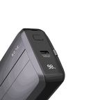 ZLOS 10000mAh MINI Power Bank with Built-in USB-C and Lightning Cables