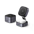 UGREEN 2-in-1 Magnetic Wireless Charger 15W - Space Gray