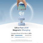 UGREEN 2-in-1 Magnetic Wireless Charger Qi2 25W - Sky Blue