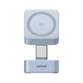 UGREEN 2-in-1 Magnetic Wireless Charger Qi2 25W - Sky Blue