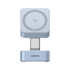 UGREEN 2-in-1 Magnetic Wireless Charger Qi2 25W - Sky Blue