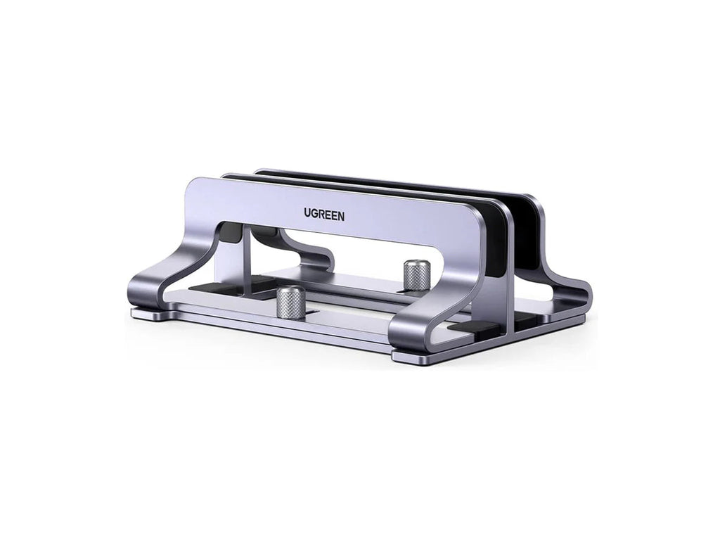 UGREEN Dual-Slot Vertical Laptop Stand – Silver (LP258)