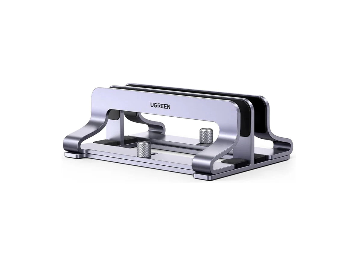 UGREEN Dual-Slot Vertical Laptop Stand – Silver (LP258)