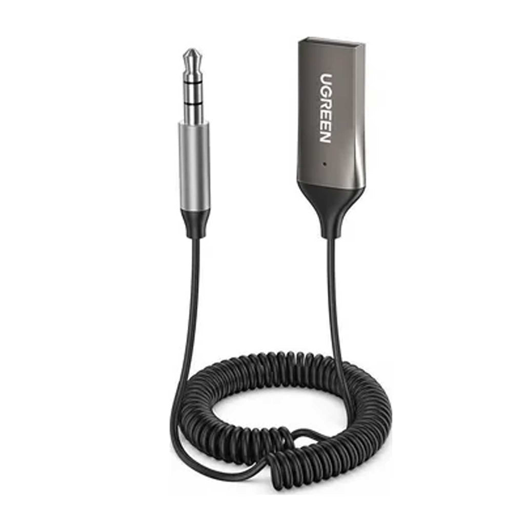 UGREEN Bluetooth Car Receiver Aux with Mic - Space Gray